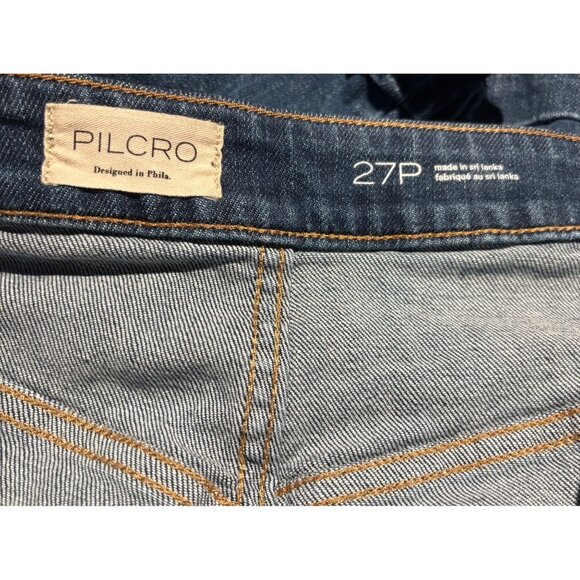 Pilcro Anthropologie Womens The Emory High Rise Wide Leg Jeans Size 27 Petite - Picture 9 of 10